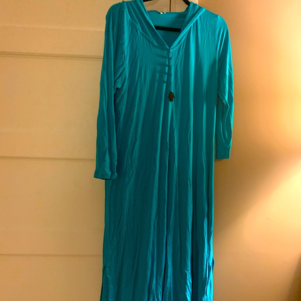 Soft surroundings long lounger, aqua, very soft